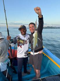 Blue fin travelley