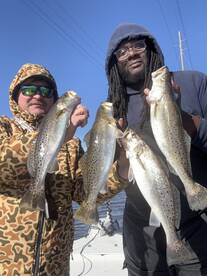 28 degrees and boat covered in ice
