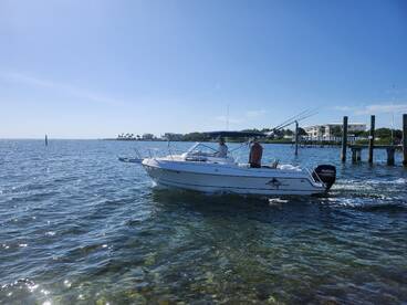 Trolling and deep drop action offshore