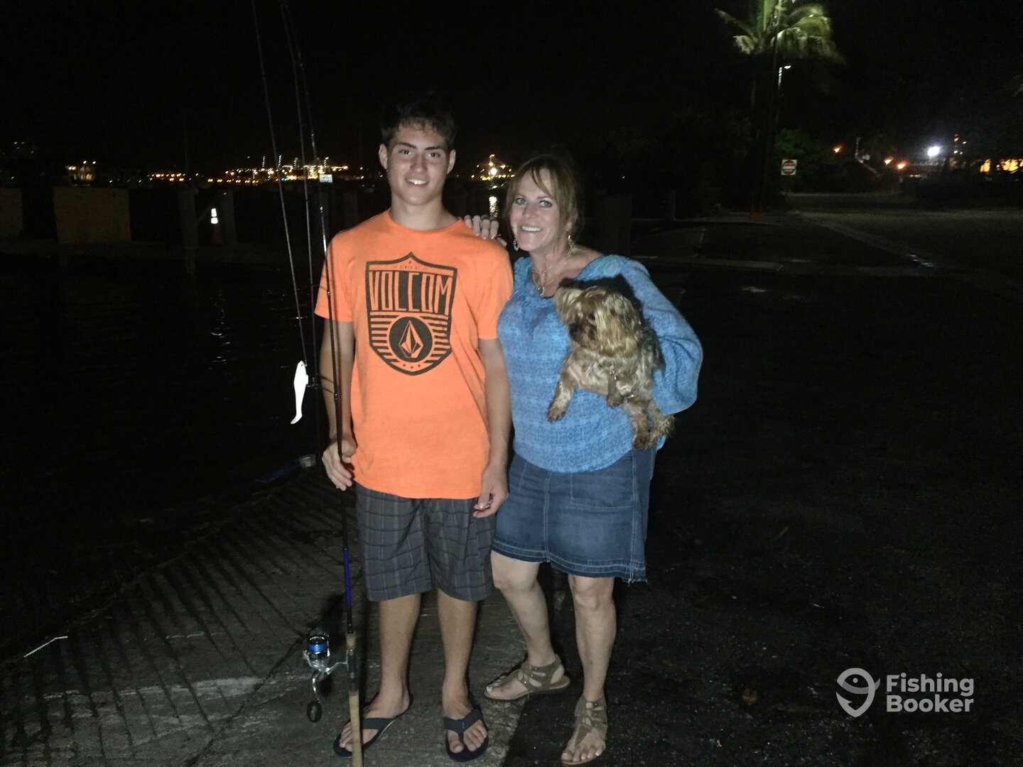 Miami Tarpon Fishing Alex mom and dog Romeo got their hfirst Tarpon check out the video in the video section 
