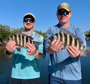 Sheepshead are still here and hungry! 