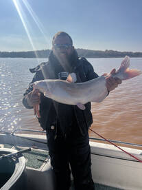 Winter time Catfish Keystone lake 