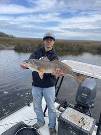 Awesome red fish bite