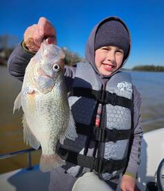 Ethan's first Slab crappie