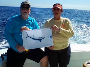 1 for 3 on white marlin 