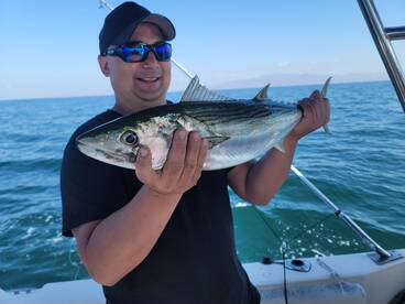 Wonderful day fishing bonito tuna 