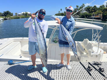 Nice morning wahoo bite on 12 mile bank