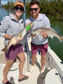 Kurt and Haylie double on Redfish