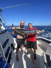 Afternoon wahoo bite is on fire on the f