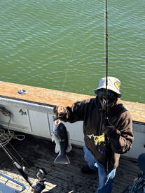 Tough weather and tough fishing!