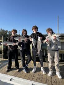 Red drum fishing and spring bassing is o