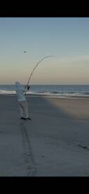 Zac bowed up on a cow nose Ray