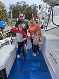 4 hr a.m. trolling for blackfin tuna 