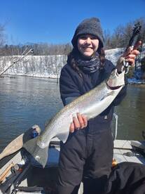Spring steelhead fishing 