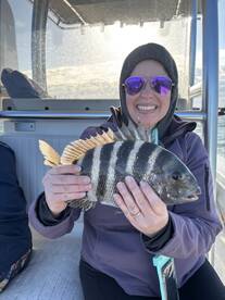 Awesome Sheepshead Bite