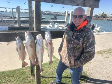 Redfishing after the cold front