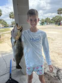 Caught some giant trout!