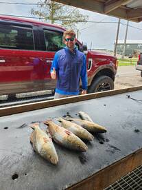 Windy day REDFISH ACTION!! 