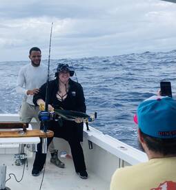 Some wahoo and small yellowfin action!