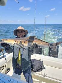 Cobia showed up, and we handled our busi