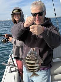 Sheepshead are bitlng 