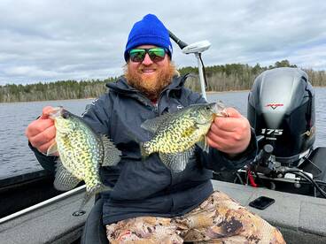 Ice out crappies! 