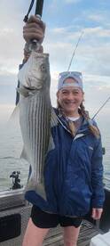Striper bite action!!
