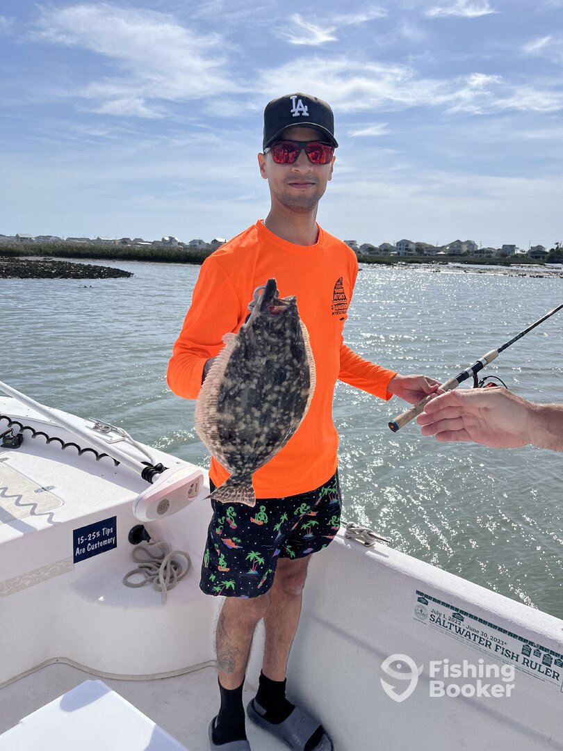 Nice size Flounder for Dinner !!