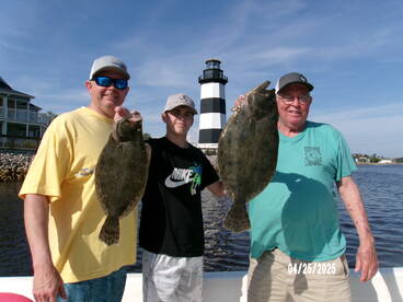 Flounder are in Little River Inlet