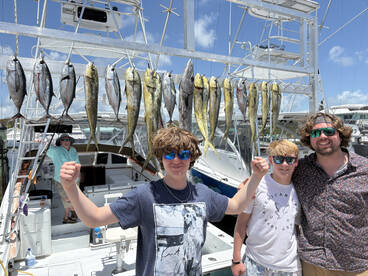 Mahi and tuna bite is on fire!