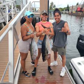 The girls got some big tunas! 