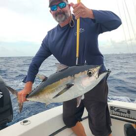 Captain  mike doing the tuna tango