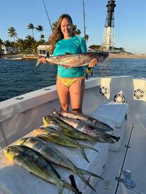 Birthday girl with some good luck!