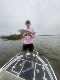 Red fish bite is on fire