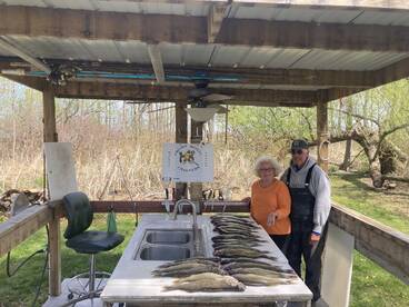 Walleye fishing on Saginaw Bay