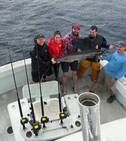 Rough and rainy, but great fishing!