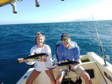 Tuna and Mahi Mahi.