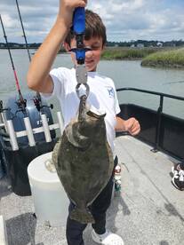 Flounder hot and heavy!!