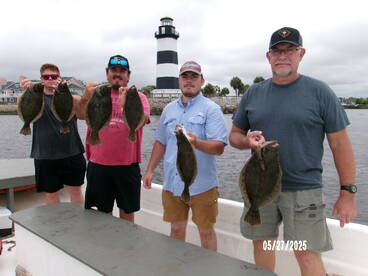 Flounder are in Little River Inlet