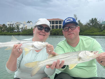 Snook were chewing