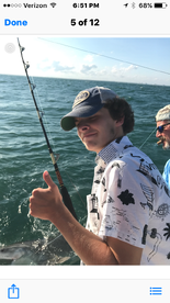 Birthday boy with a big tiger 