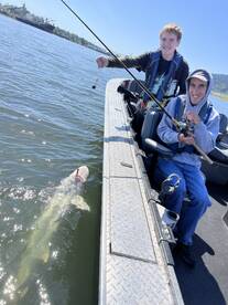 Sturgeon fishing fun