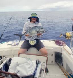 We had some nice action, vertical jiggin