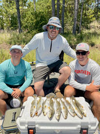 Speckled trout bite is hot right now