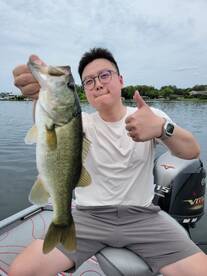 So much fun! First time bass fishing 