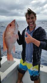 Large Mouth Nannygai for regular guest Jason