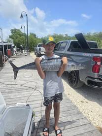 Nice Wahoo caught aboard Custom Charters