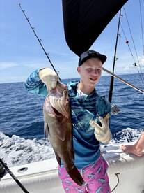 June Sailfish and grouper are plentiful