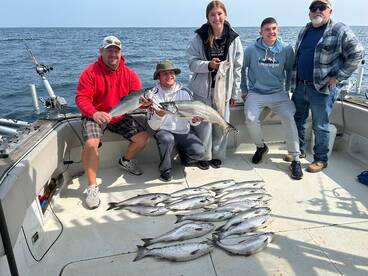 Coho and a few kings