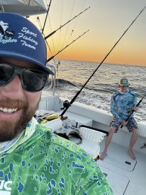 Marlin baby!! Multiple hook ups at the same time!!!!